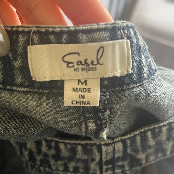 Easel - Denim Jumpsuit - Picture 4 of 5